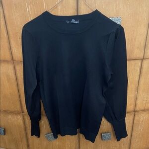 Adrianna Papell Women’s Black Crewneck Sweater